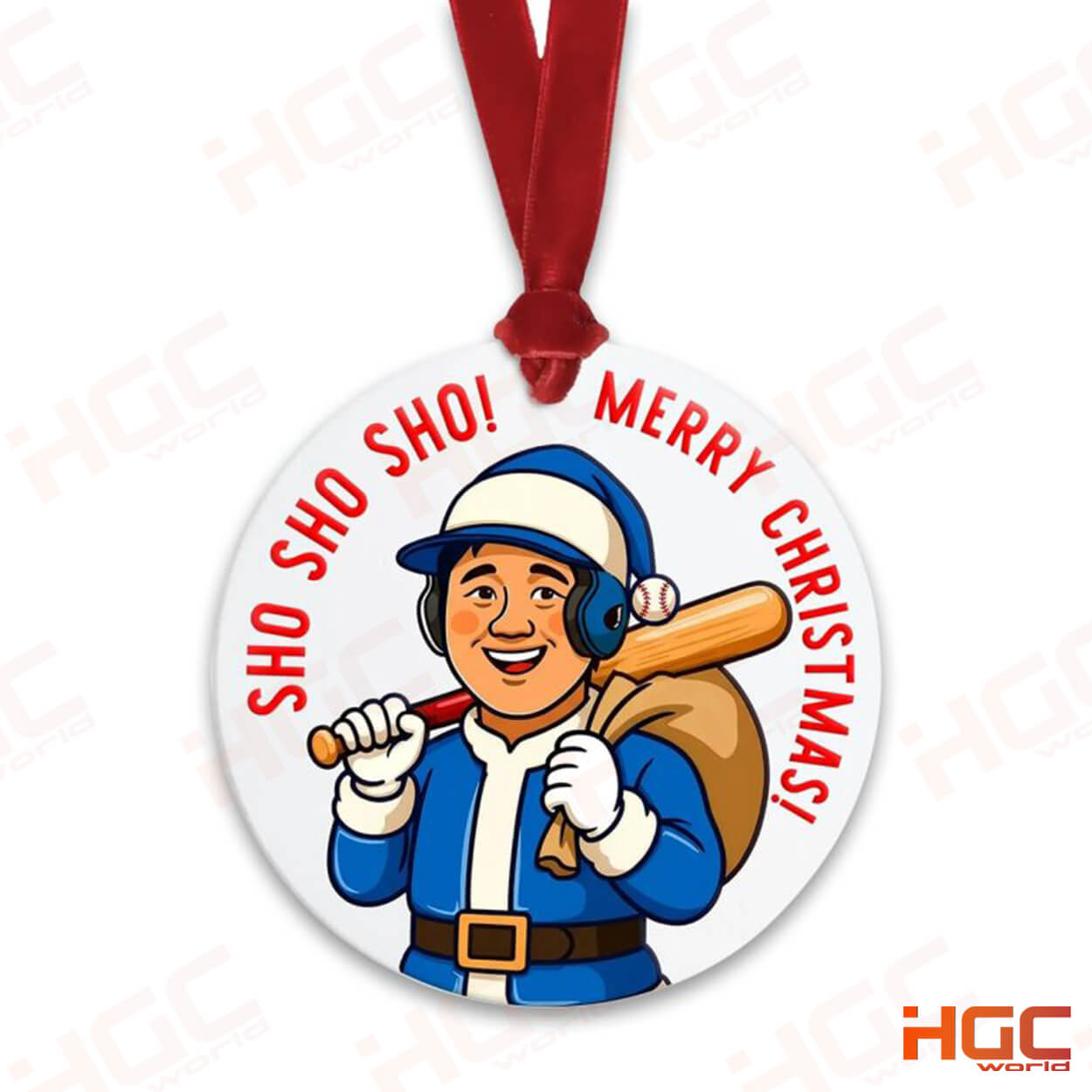 2025 Ohtani Sho Sho Sho Merry Christmas Ornament